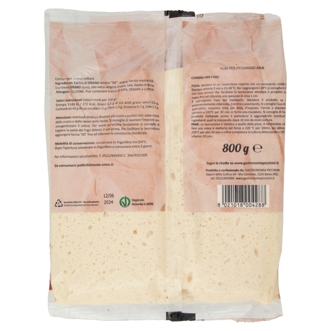 Pasta Piccinini Pasta per Pane e Pizza 800 g